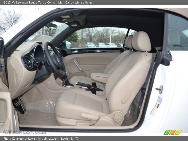  2013 Beetle Turbo Convertible Beige Interior
