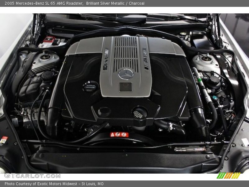  2005 SL 65 AMG Roadster Engine - 6.0 Liter AMG Twin-Turbocharged SOHC 36-Valve V12