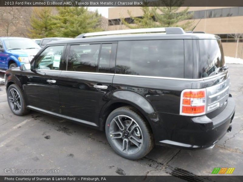 Tuxedo Black Metallic / Charcoal Black 2013 Ford Flex Limited EcoBoost AWD
