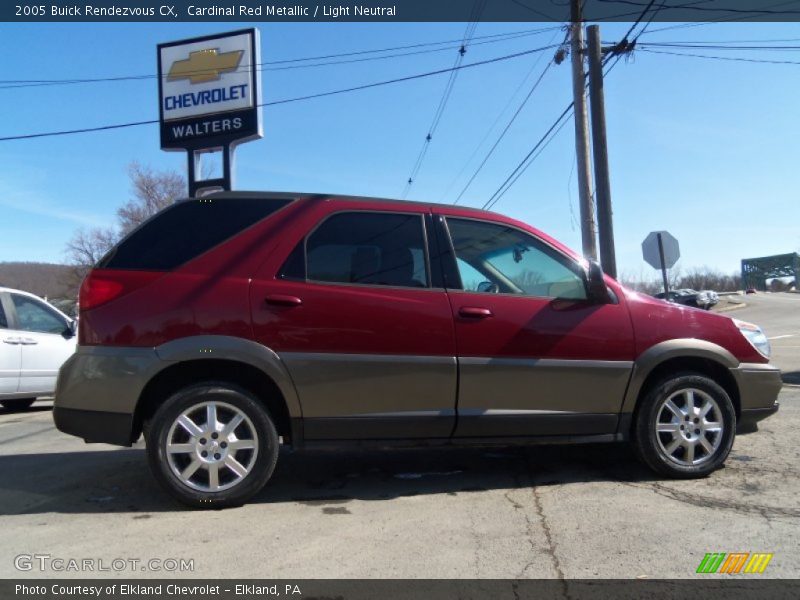 Cardinal Red Metallic / Light Neutral 2005 Buick Rendezvous CX