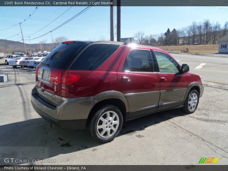 Cardinal Red Metallic / Light Neutral 2005 Buick Rendezvous CX