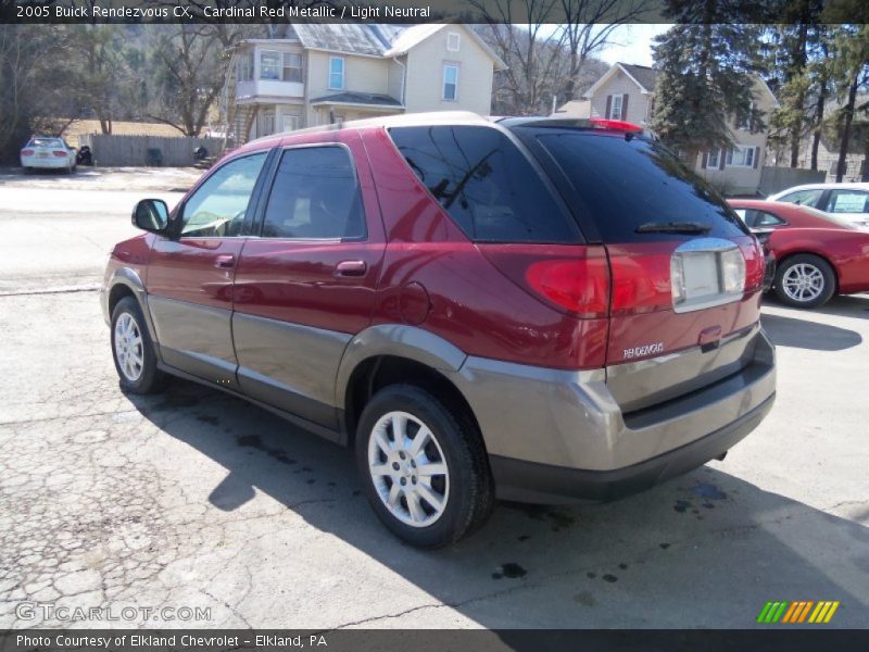 Cardinal Red Metallic / Light Neutral 2005 Buick Rendezvous CX