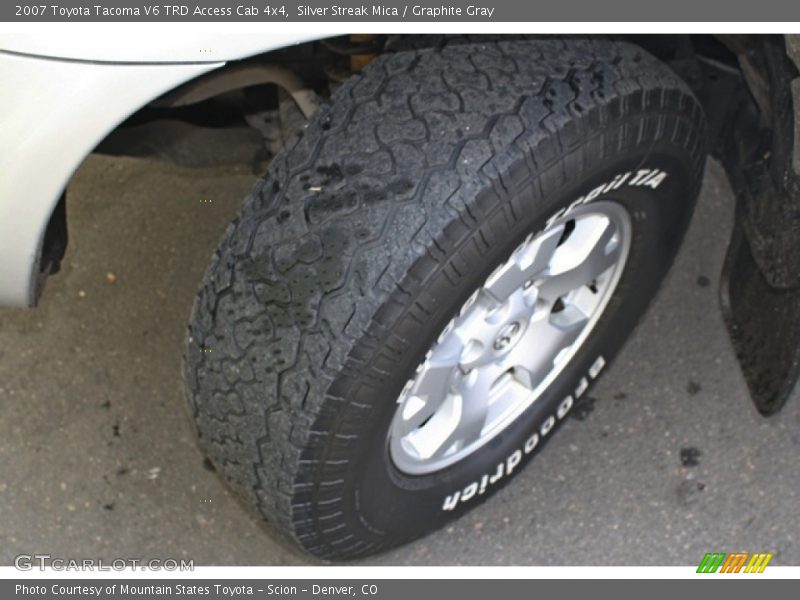 Silver Streak Mica / Graphite Gray 2007 Toyota Tacoma V6 TRD Access Cab 4x4