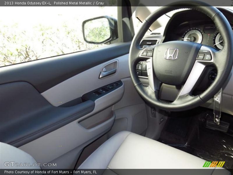 Polished Metal Metallic / Gray 2013 Honda Odyssey EX-L