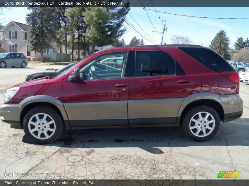 Cardinal Red Metallic / Light Neutral 2005 Buick Rendezvous CX