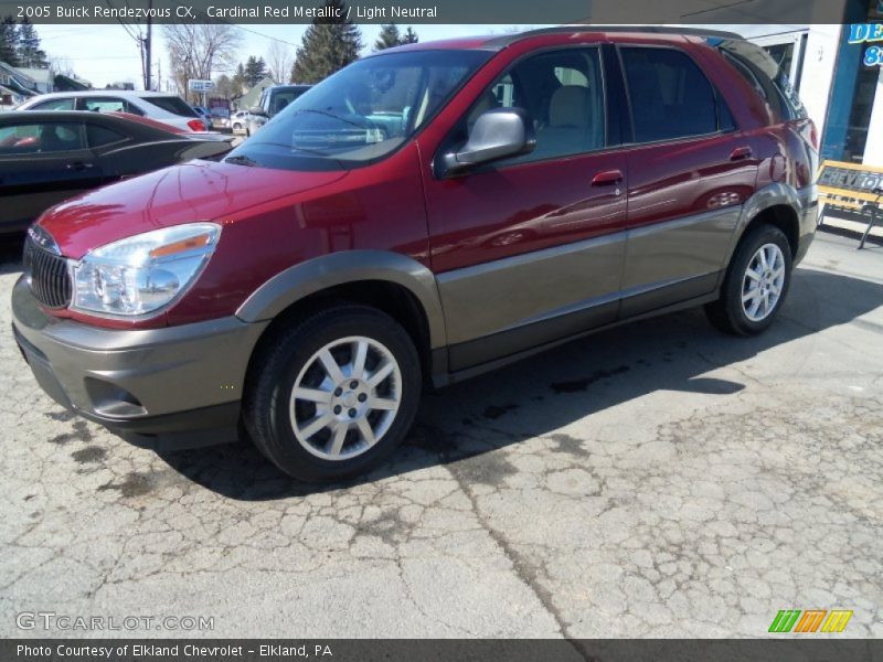 Cardinal Red Metallic / Light Neutral 2005 Buick Rendezvous CX
