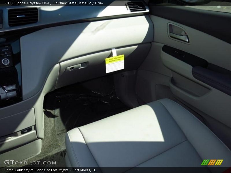 Polished Metal Metallic / Gray 2013 Honda Odyssey EX-L