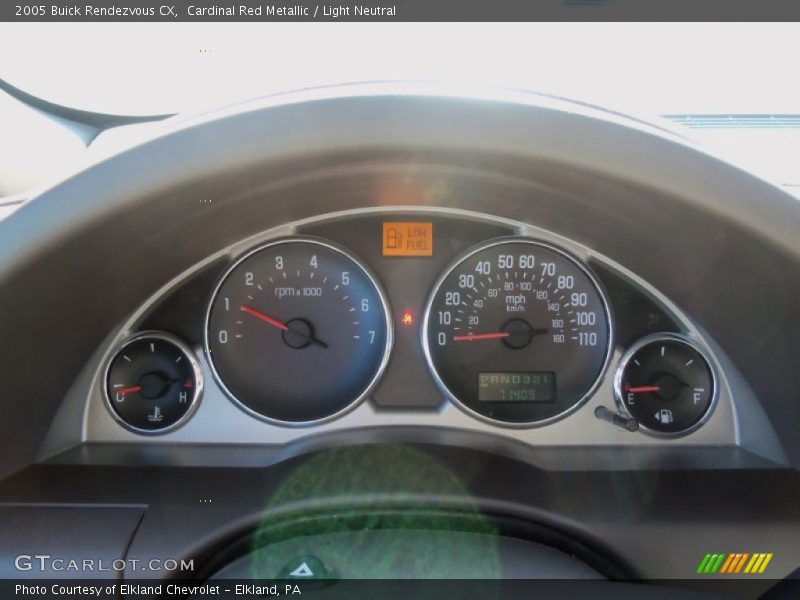 Cardinal Red Metallic / Light Neutral 2005 Buick Rendezvous CX