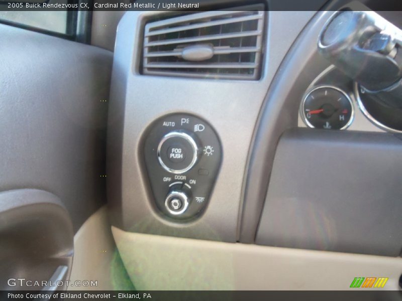 Cardinal Red Metallic / Light Neutral 2005 Buick Rendezvous CX