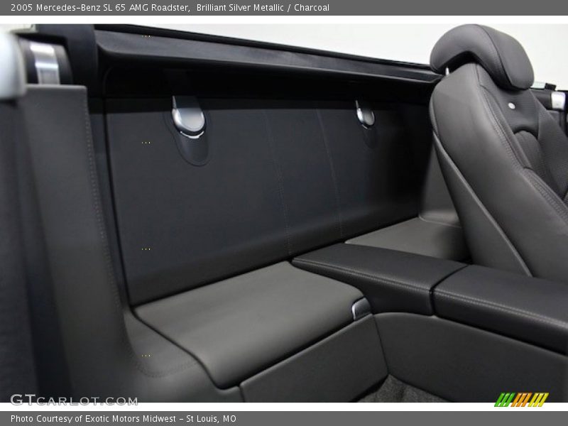 Brilliant Silver Metallic / Charcoal 2005 Mercedes-Benz SL 65 AMG Roadster