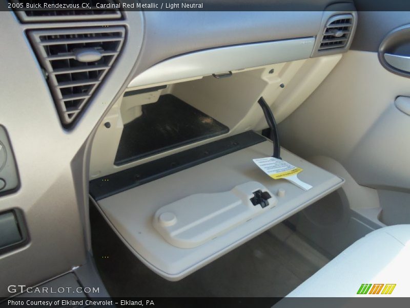 Cardinal Red Metallic / Light Neutral 2005 Buick Rendezvous CX