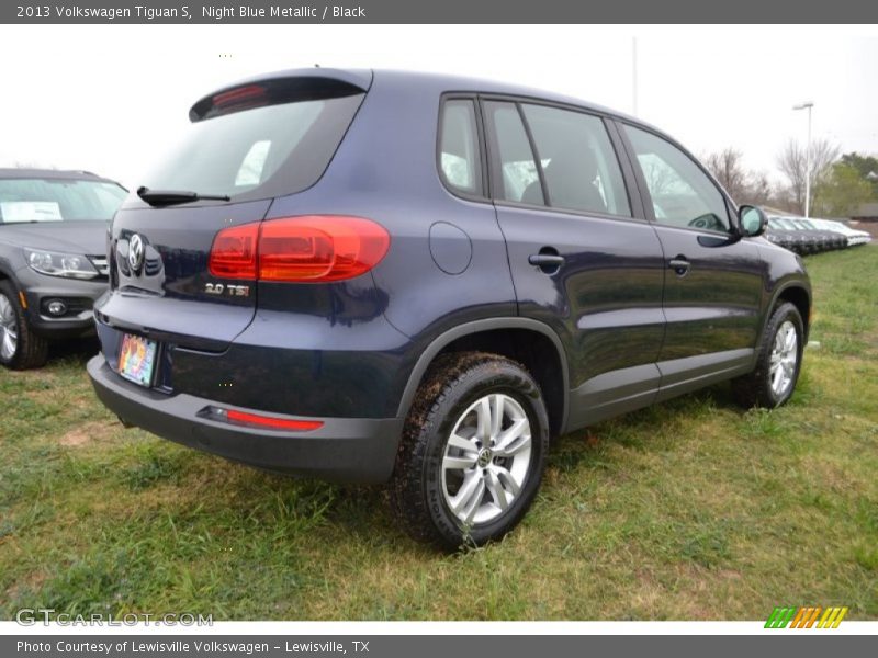 Night Blue Metallic / Black 2013 Volkswagen Tiguan S