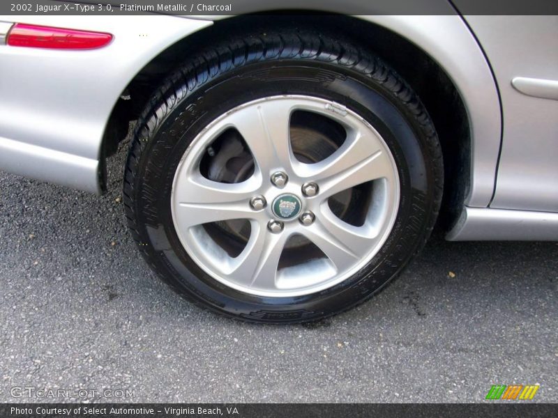 Platinum Metallic / Charcoal 2002 Jaguar X-Type 3.0