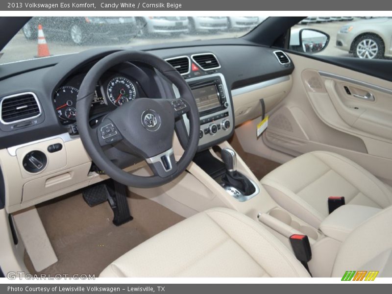 Candy White / Cornsilk Beige 2013 Volkswagen Eos Komfort