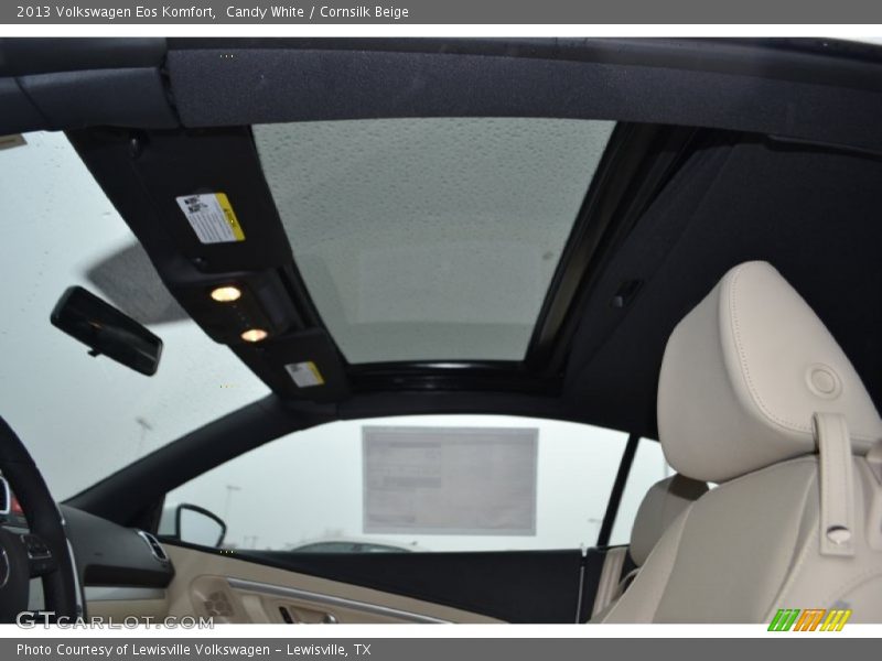 Candy White / Cornsilk Beige 2013 Volkswagen Eos Komfort