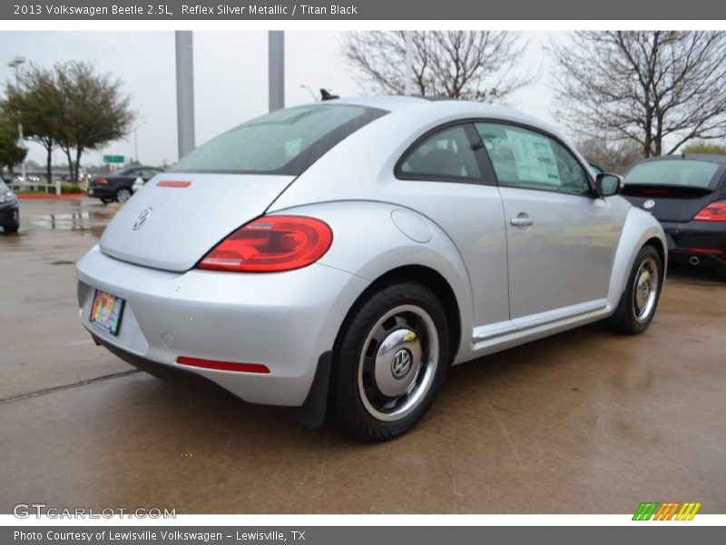 Rear 3/4 View - 2013 Volkswagen Beetle 2.5L