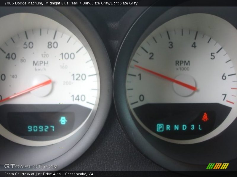 Midnight Blue Pearl / Dark Slate Gray/Light Slate Gray 2006 Dodge Magnum