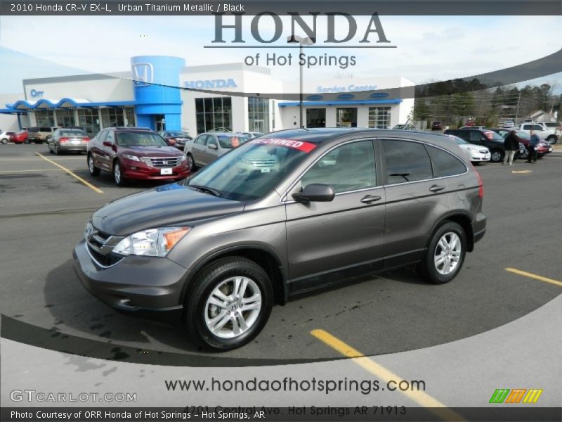 Urban Titanium Metallic / Black 2010 Honda CR-V EX-L