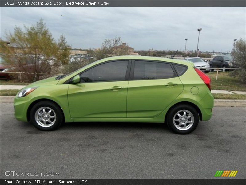  2013 Accent GS 5 Door Electrolyte Green