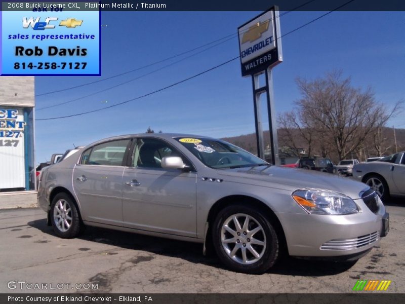 Platinum Metallic / Titanium 2008 Buick Lucerne CXL