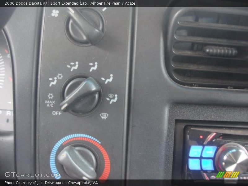 Amber Fire Pearl / Agate 2000 Dodge Dakota R/T Sport Extended Cab