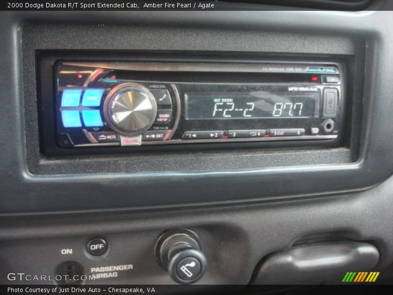 Amber Fire Pearl / Agate 2000 Dodge Dakota R/T Sport Extended Cab