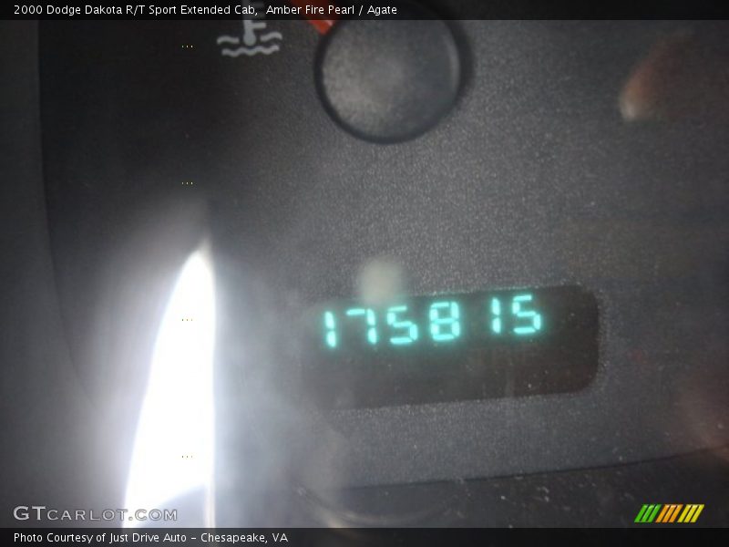 Amber Fire Pearl / Agate 2000 Dodge Dakota R/T Sport Extended Cab