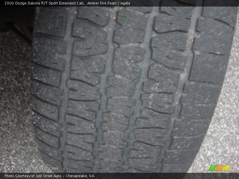 Amber Fire Pearl / Agate 2000 Dodge Dakota R/T Sport Extended Cab