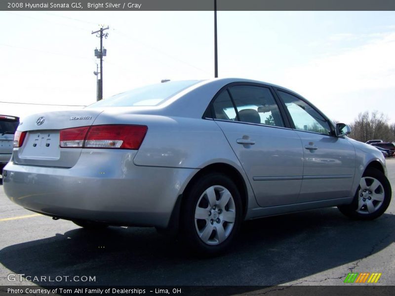 Bright Silver / Gray 2008 Hyundai Sonata GLS