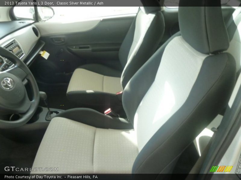 Classic Silver Metallic / Ash 2013 Toyota Yaris L 3 Door