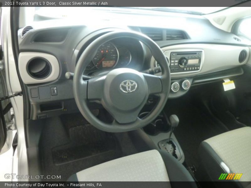 Classic Silver Metallic / Ash 2013 Toyota Yaris L 3 Door