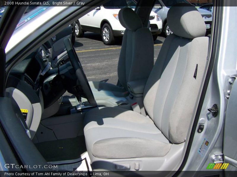 Bright Silver / Gray 2008 Hyundai Sonata GLS
