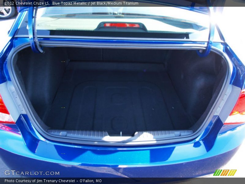 Blue Topaz Metallic / Jet Black/Medium Titanium 2012 Chevrolet Cruze LS