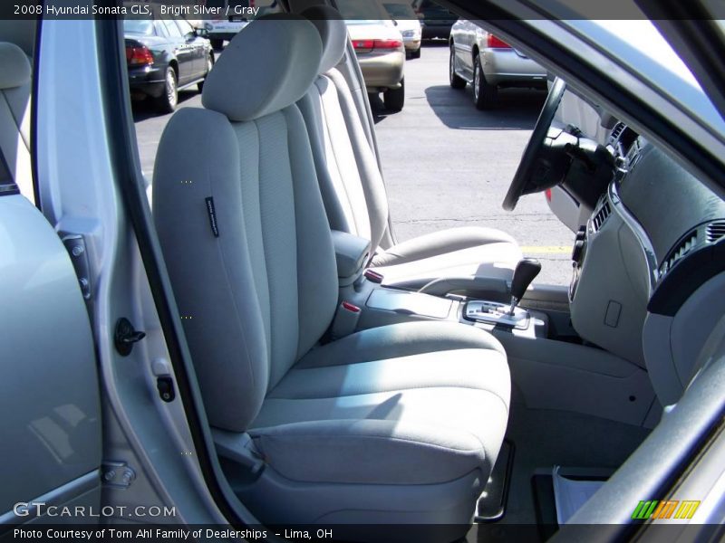 Bright Silver / Gray 2008 Hyundai Sonata GLS