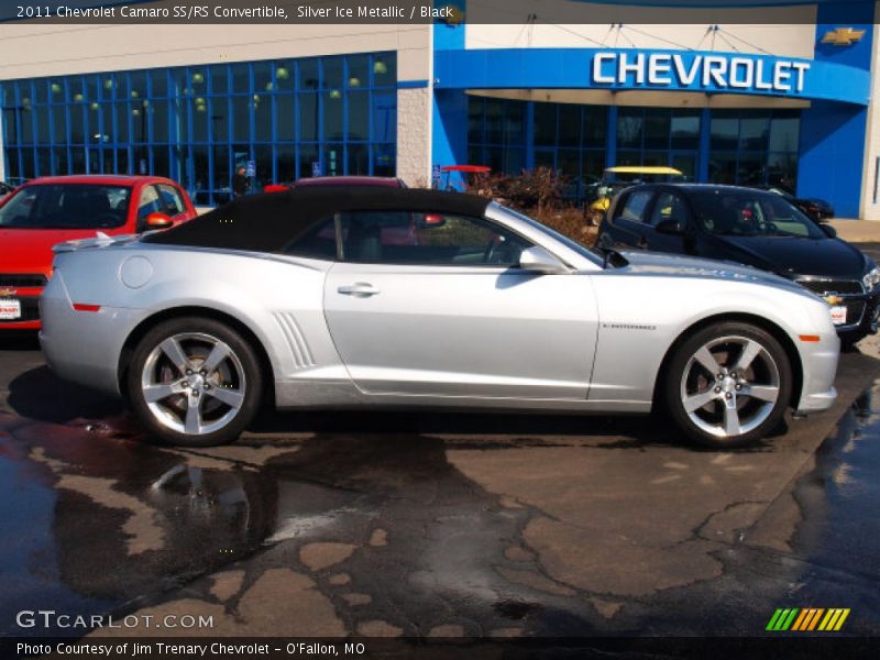 Silver Ice Metallic / Black 2011 Chevrolet Camaro SS/RS Convertible