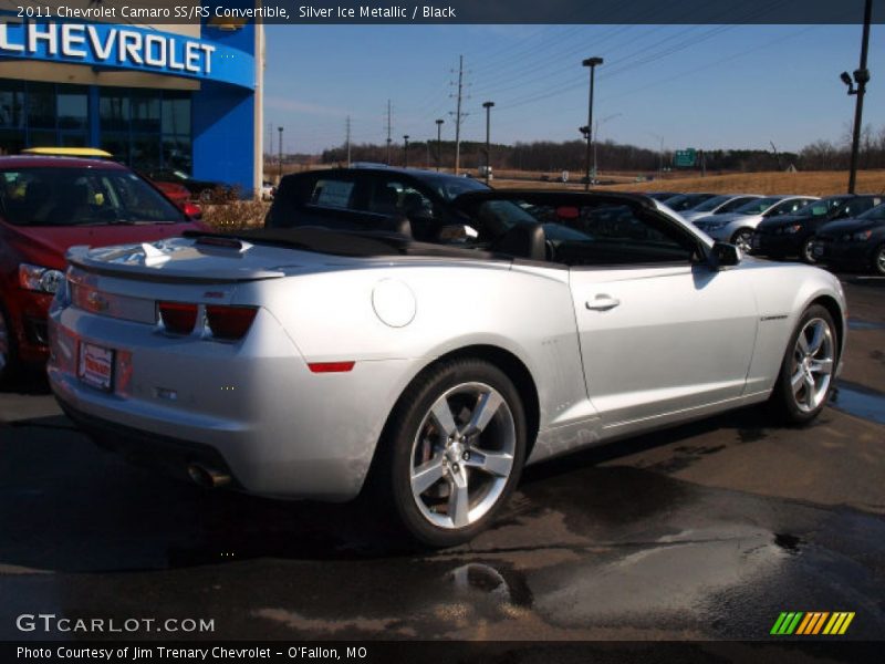 Silver Ice Metallic / Black 2011 Chevrolet Camaro SS/RS Convertible