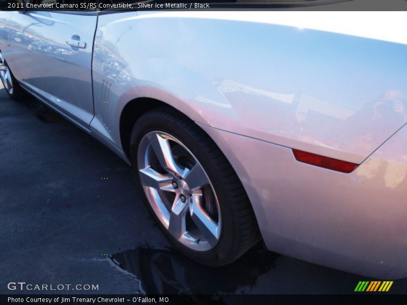 Silver Ice Metallic / Black 2011 Chevrolet Camaro SS/RS Convertible
