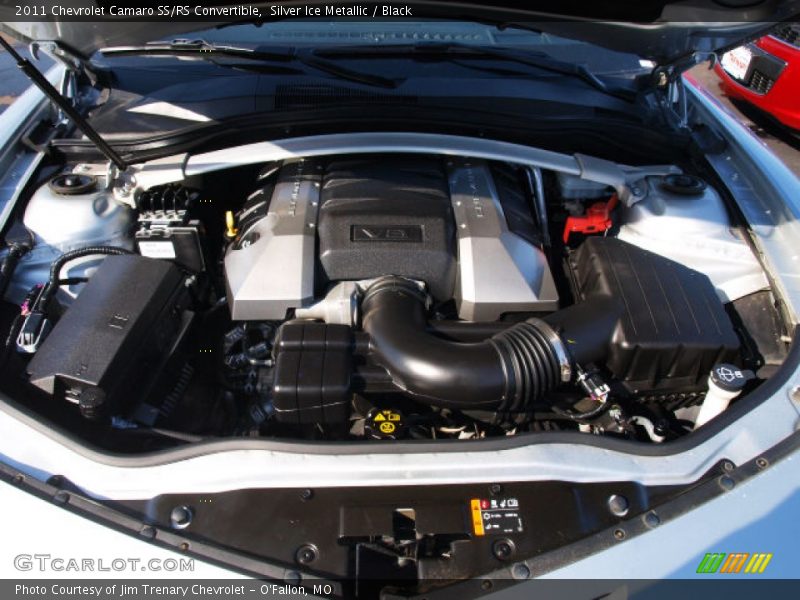Silver Ice Metallic / Black 2011 Chevrolet Camaro SS/RS Convertible