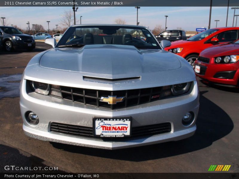 Silver Ice Metallic / Black 2011 Chevrolet Camaro SS/RS Convertible