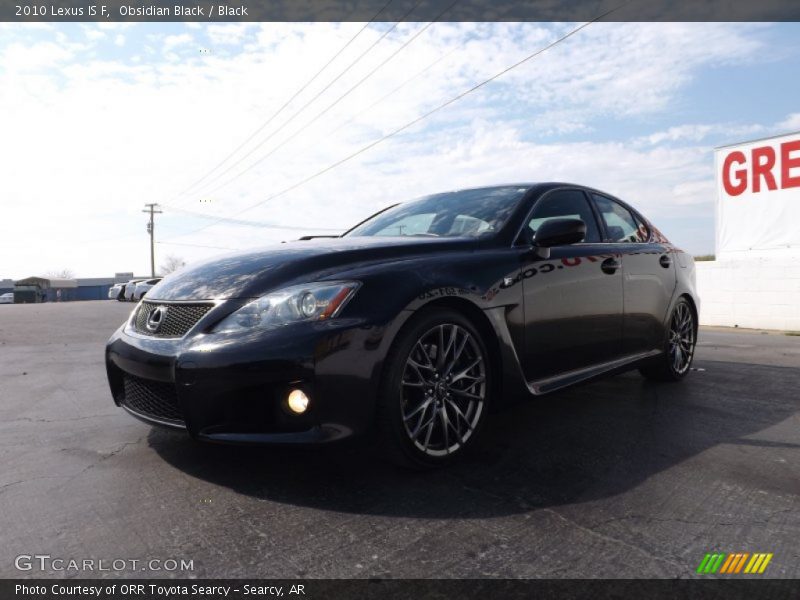 Obsidian Black / Black 2010 Lexus IS F