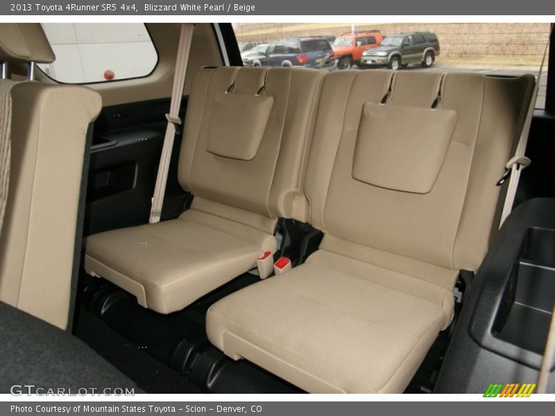 Blizzard White Pearl / Beige 2013 Toyota 4Runner SR5 4x4
