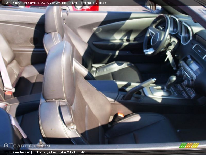 Silver Ice Metallic / Black 2011 Chevrolet Camaro SS/RS Convertible