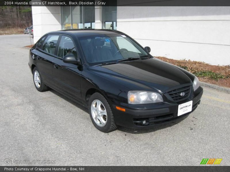 Black Obsidian / Gray 2004 Hyundai Elantra GT Hatchback