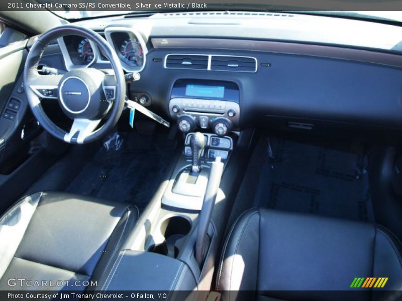 Silver Ice Metallic / Black 2011 Chevrolet Camaro SS/RS Convertible