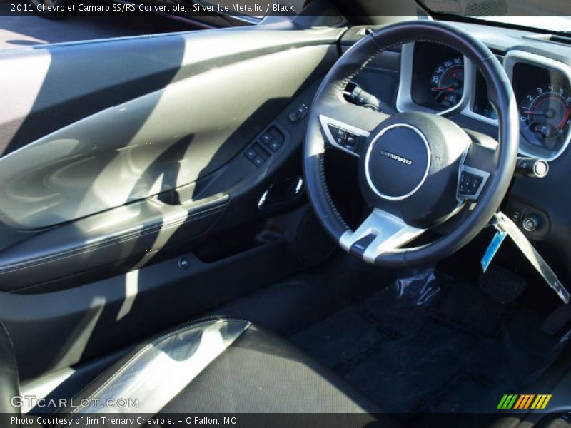 Silver Ice Metallic / Black 2011 Chevrolet Camaro SS/RS Convertible