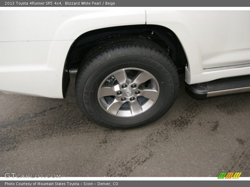 Blizzard White Pearl / Beige 2013 Toyota 4Runner SR5 4x4