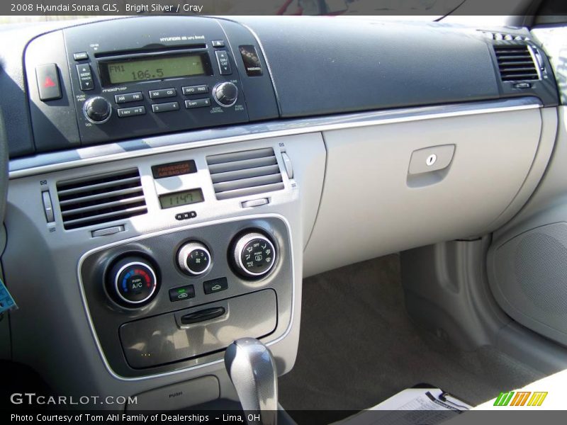 Bright Silver / Gray 2008 Hyundai Sonata GLS