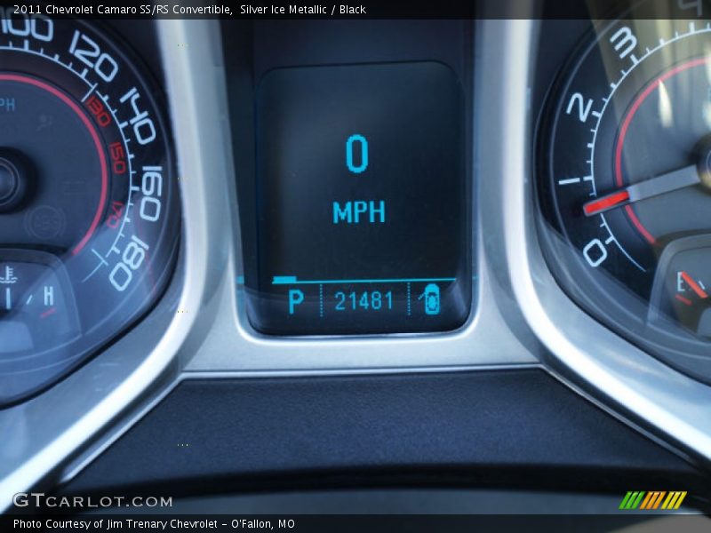 Silver Ice Metallic / Black 2011 Chevrolet Camaro SS/RS Convertible