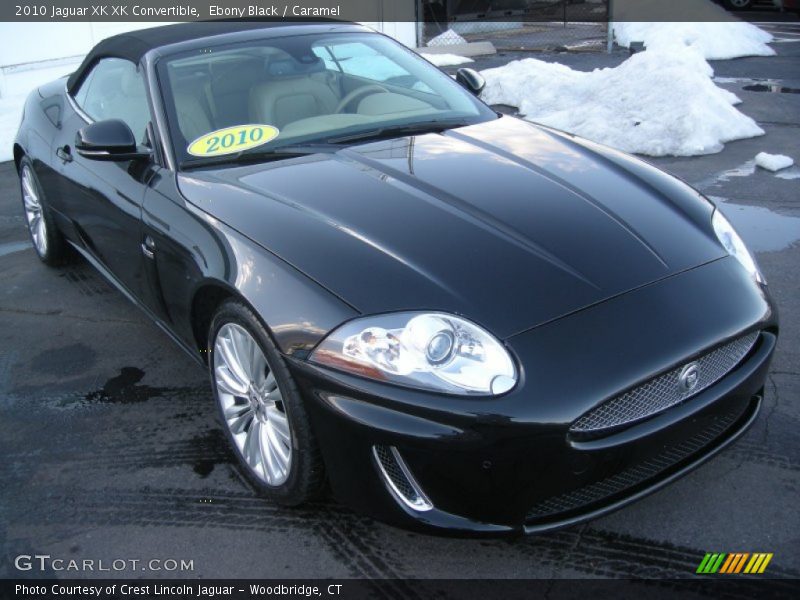 Ebony Black / Caramel 2010 Jaguar XK XK Convertible