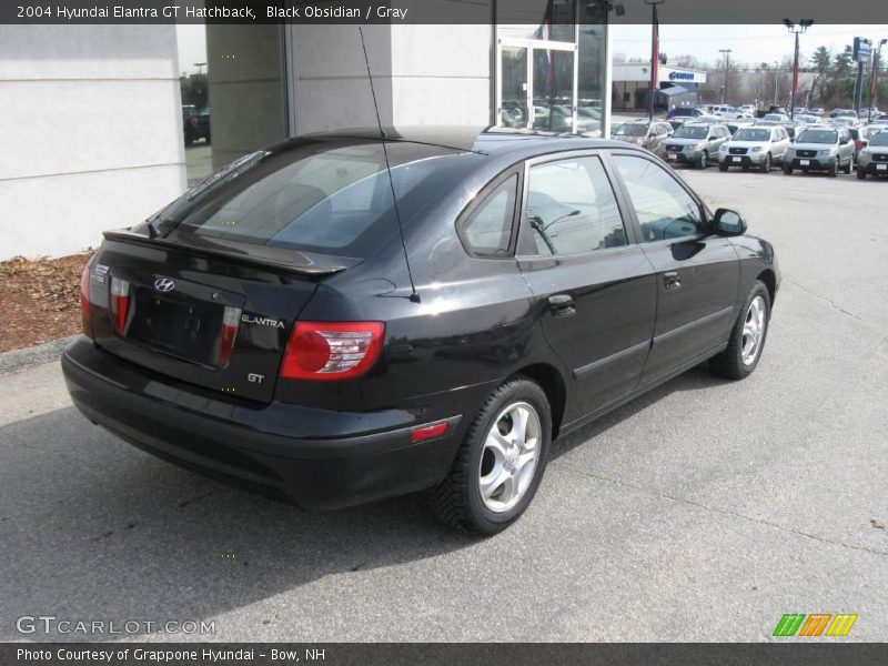 Black Obsidian / Gray 2004 Hyundai Elantra GT Hatchback